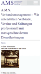 Mobile Screenshot of amsnet.ch