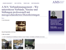 Tablet Screenshot of amsnet.ch